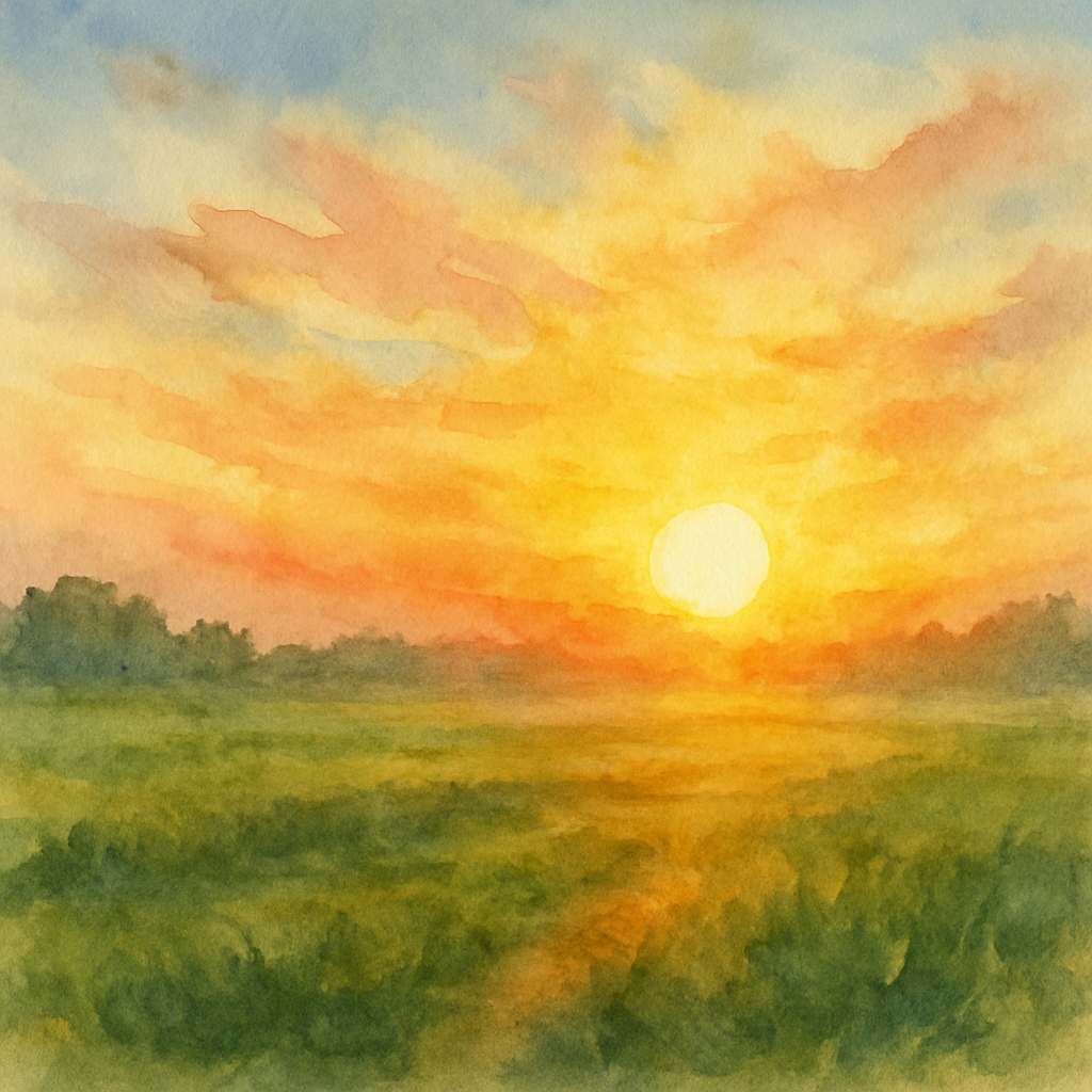 朝日を浴びて心と体を喜ばせましょう