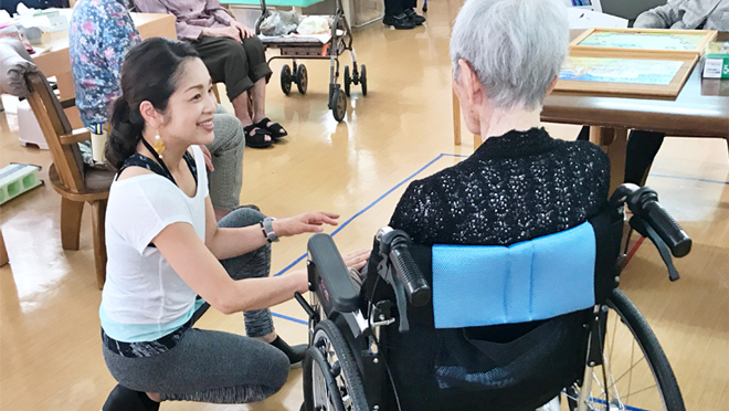 シニアの方々に寄り添って、健康寿命を保つ